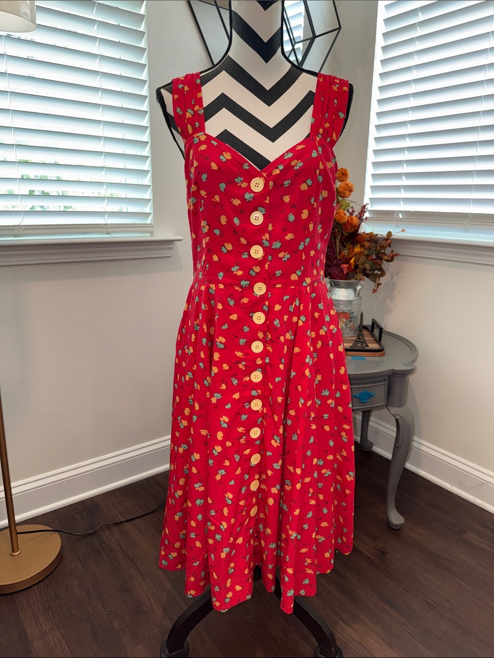 Modcloth Emily and Fin Brunching Buds Floral Summer Dress